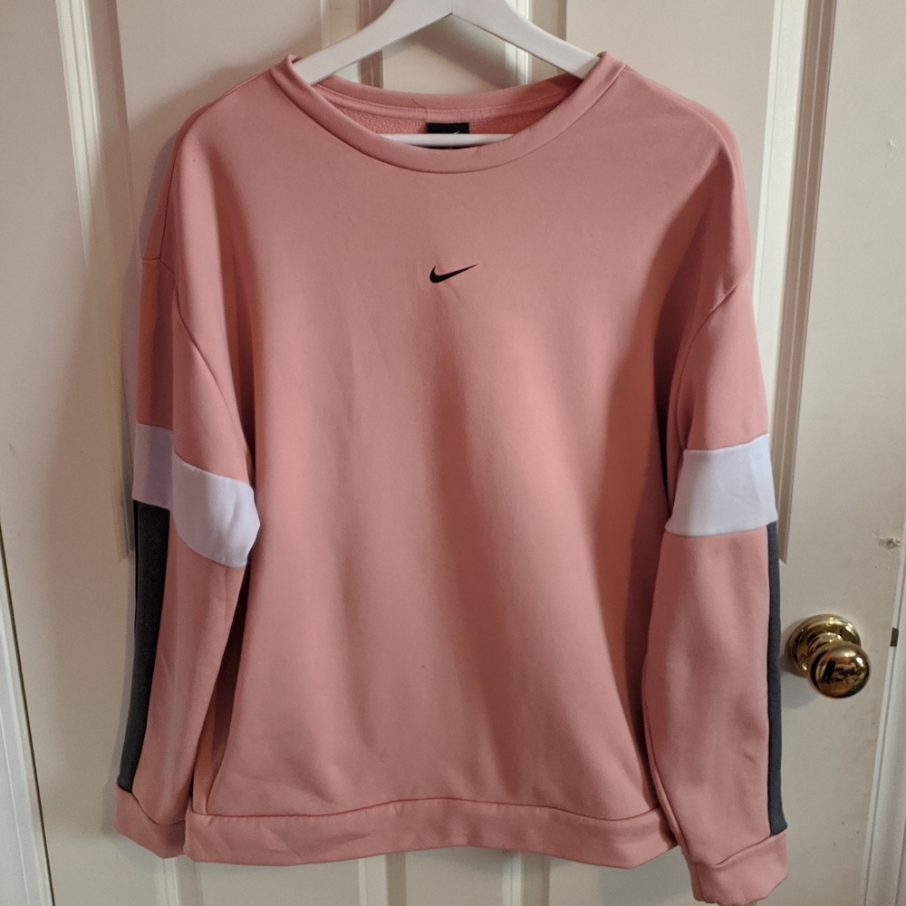 Nike Sweatshirt Pink Colorblock